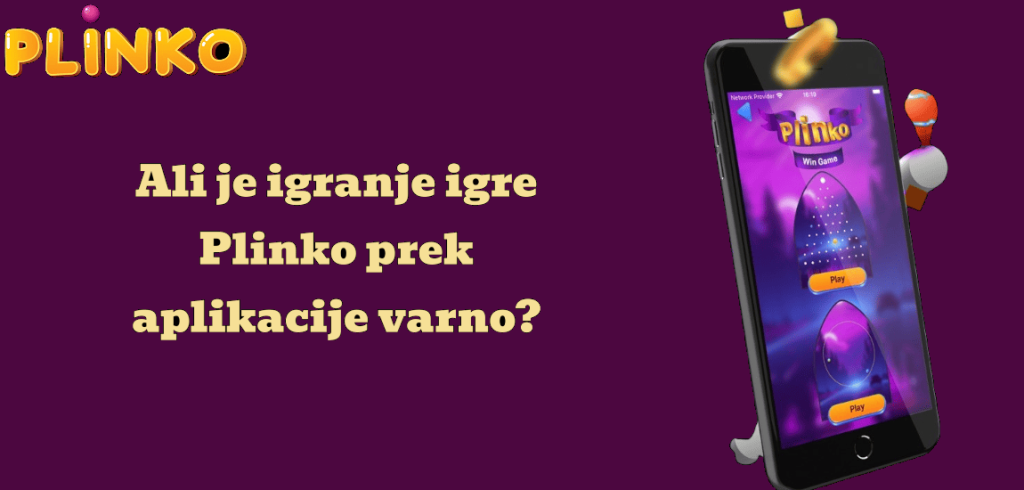 Ali je igranje igre Plinko prek aplikacije varno?
