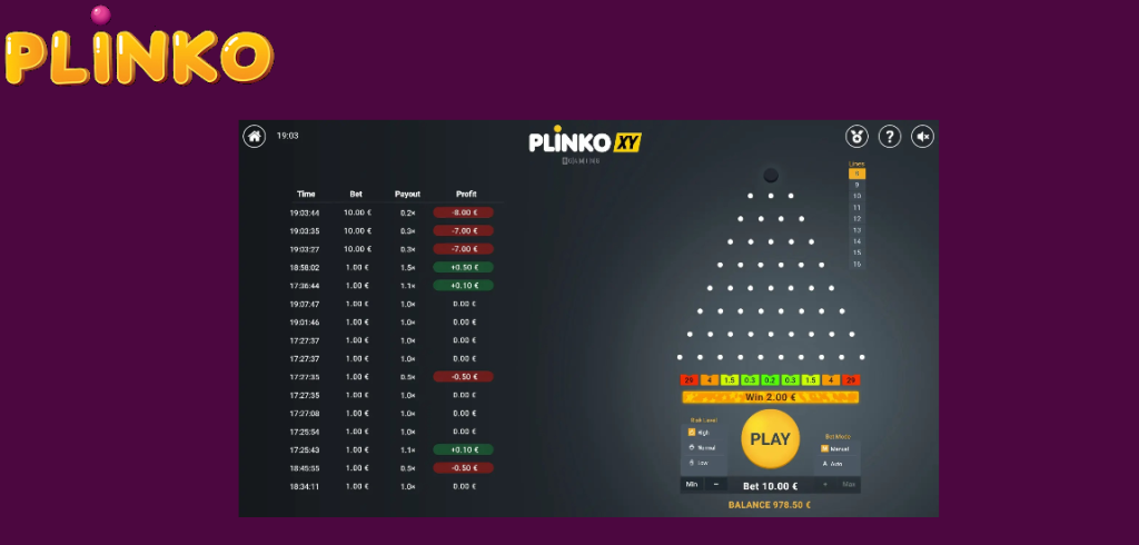 Plinko XY